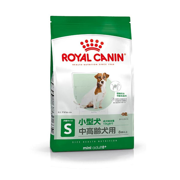 ミニ アダルト 8+（小型犬専用フード 中高齢犬用）