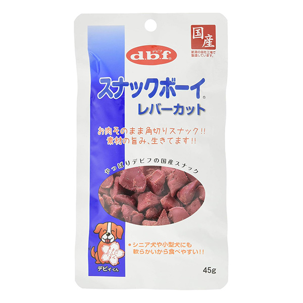デビフ 犬用おやつ スナックボーイレバーカット 45g
