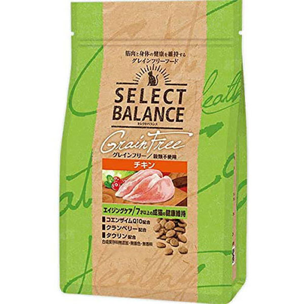 セレクトバランス グレインフリー キャット エイジングケア チキン 7才以上の成猫用