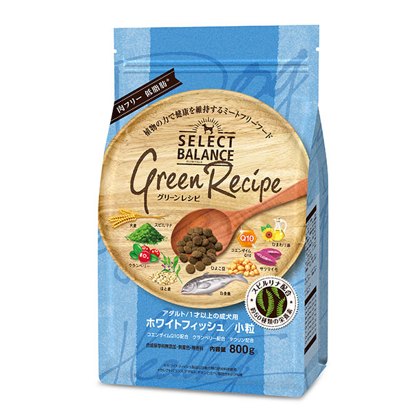 セレクトバランス グリーンレシピ ホワイトフィッシュ 小粒 アダルト 1才以上の成犬用