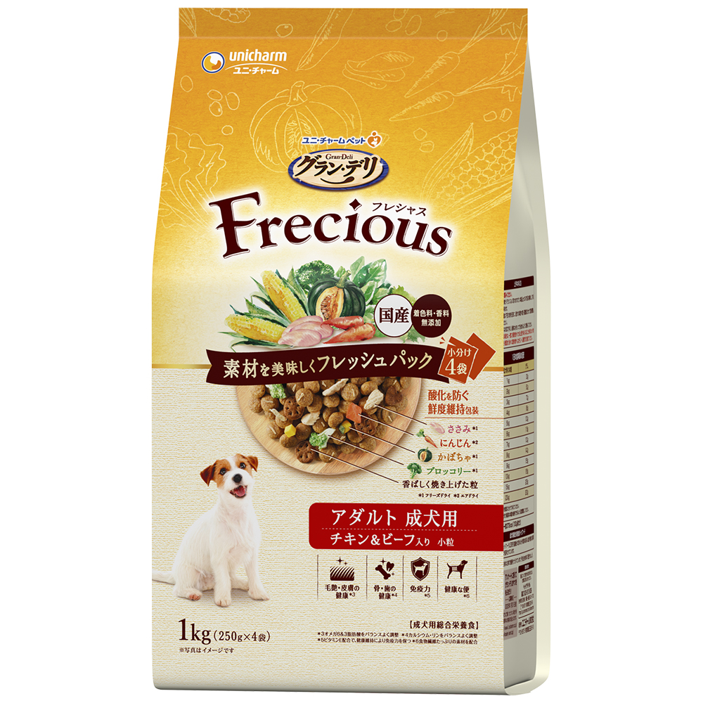 グラン･デリ Freciousアダルトチキン&ビーフ 1kg