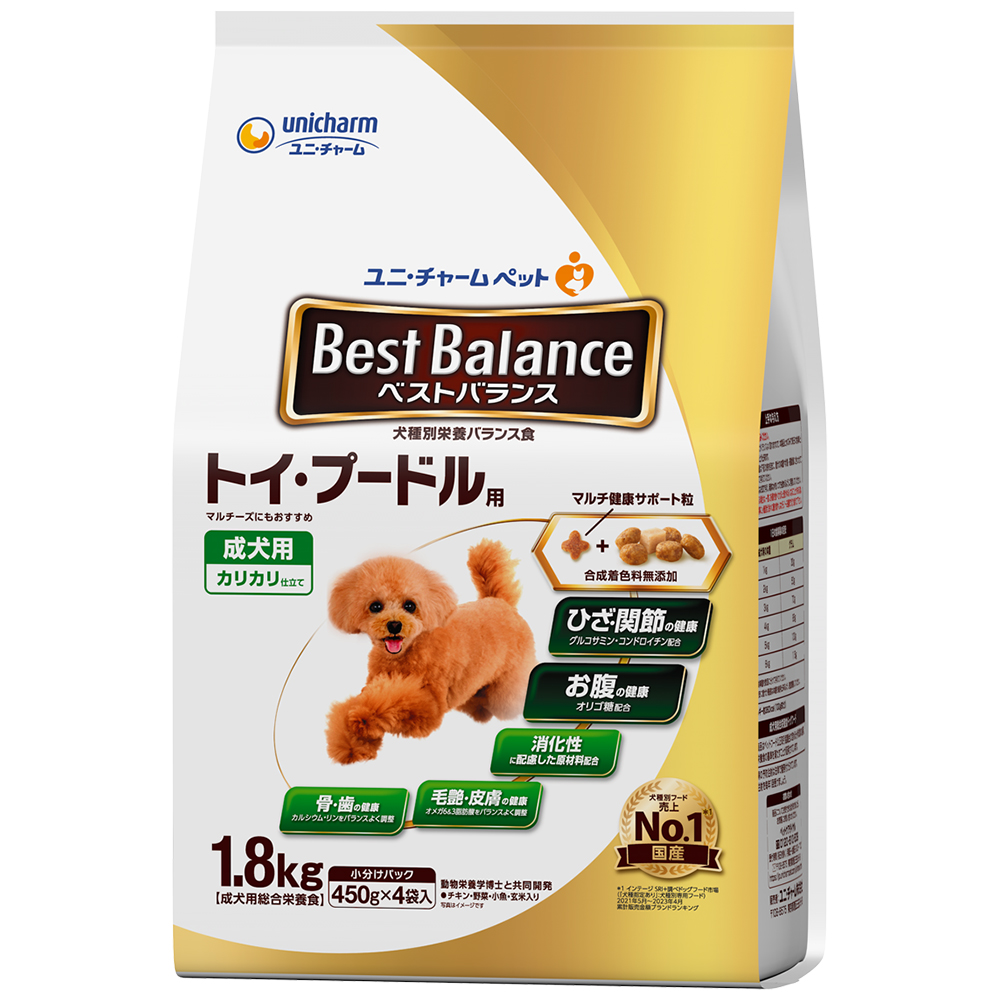 ベストバランス カリカリ仕立て　トイ･プードル用 1.8kg