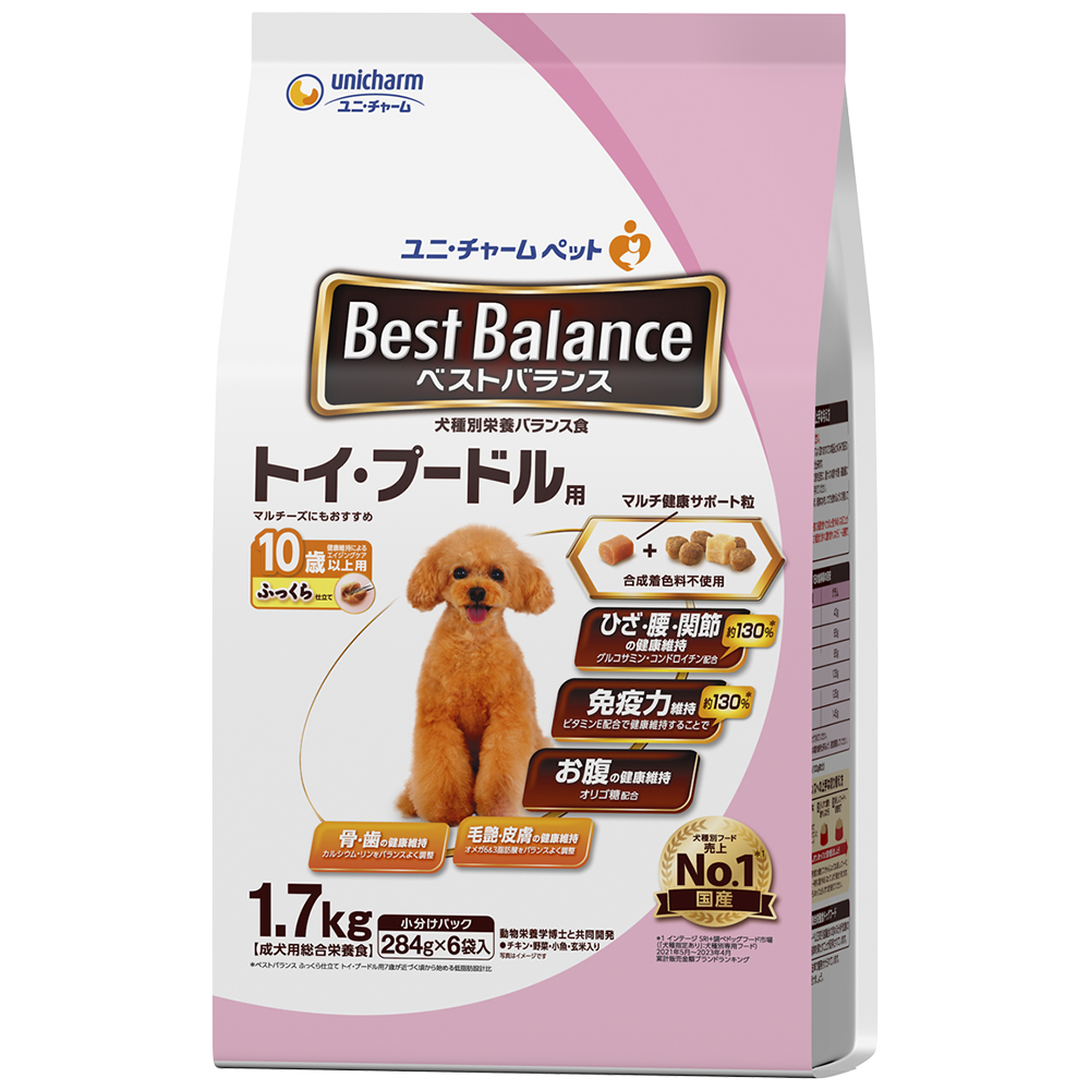 ベストバランス ふっくら仕立て　トイ･プードル用　10歳以上用 1.7kg
