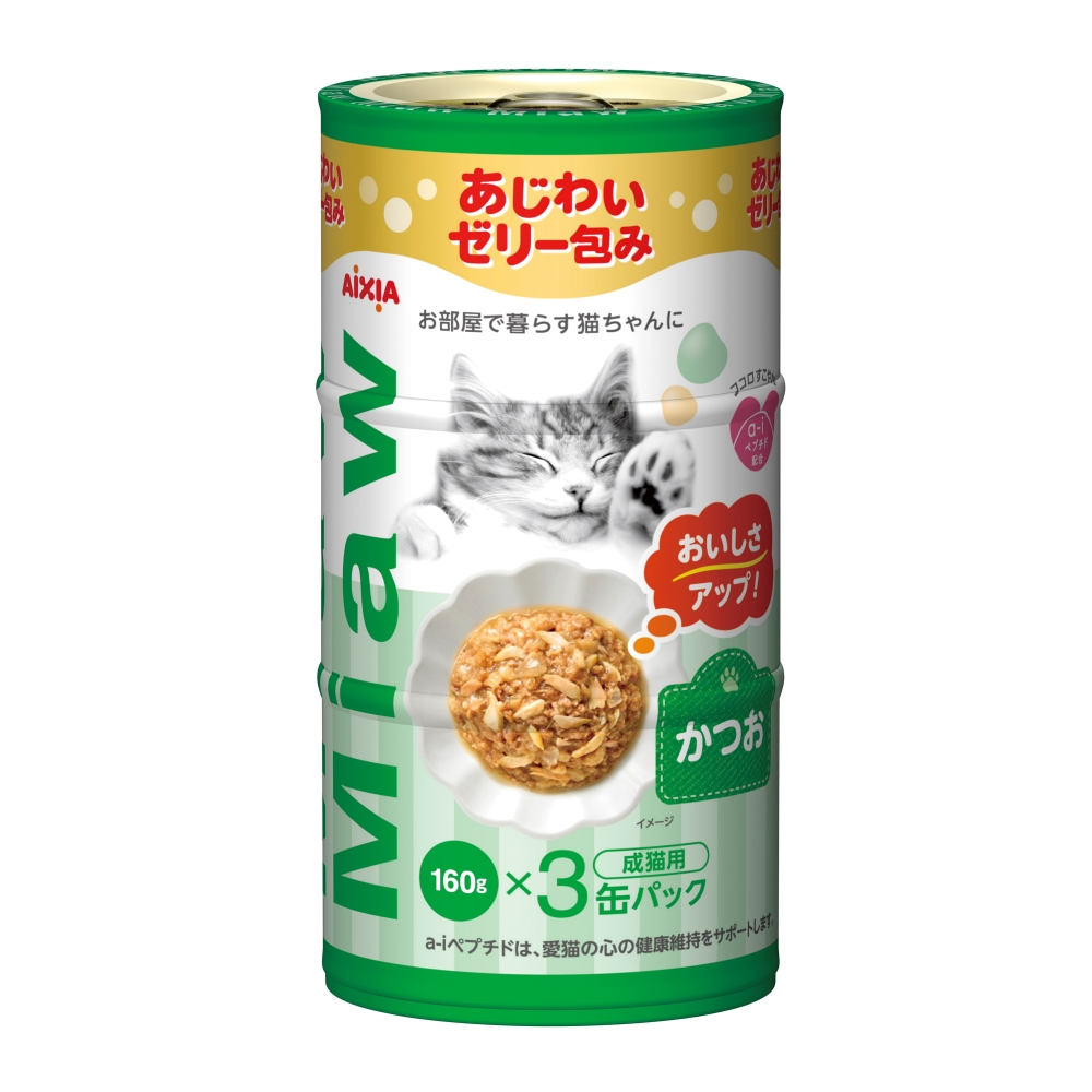 MiawMiaw3P かつお 480g