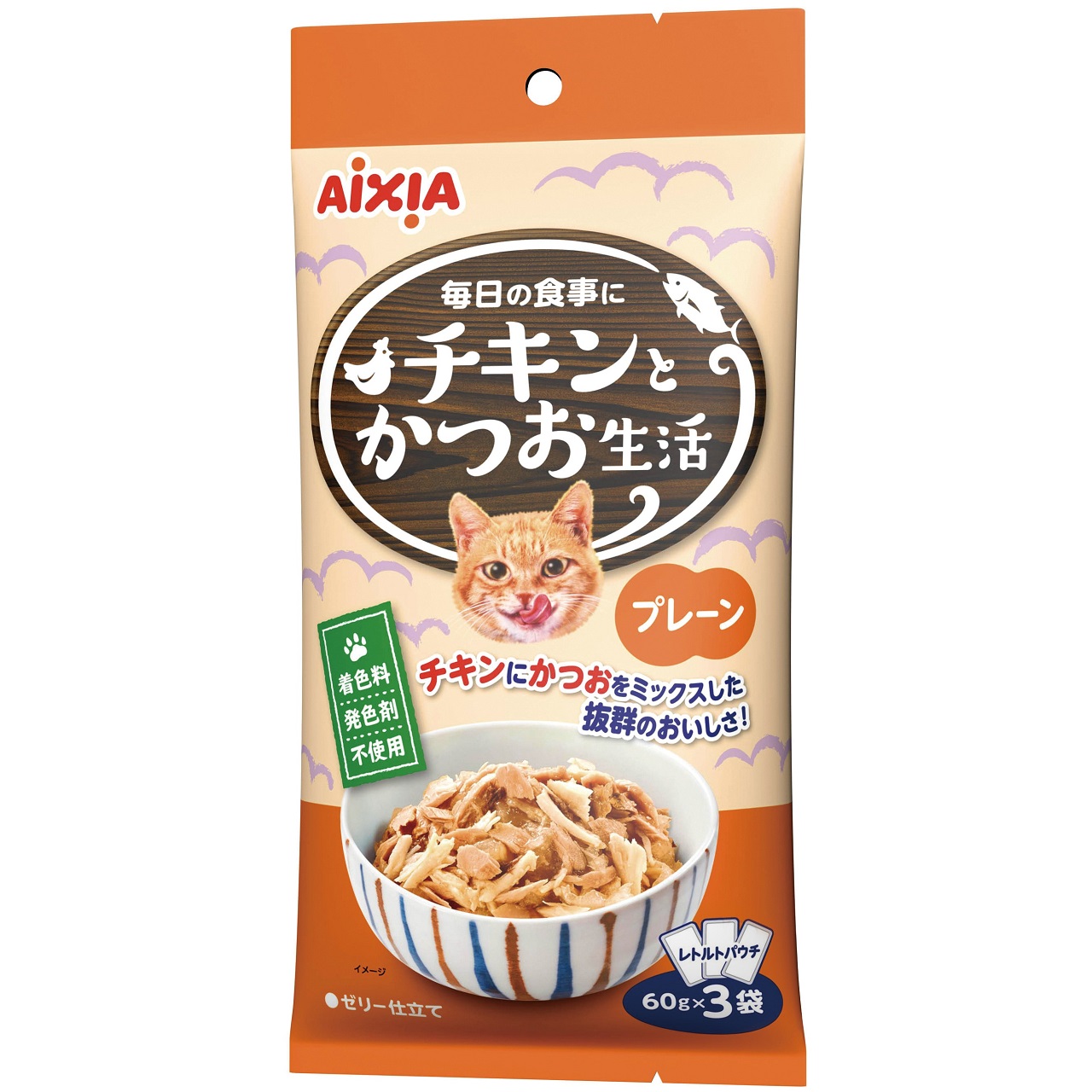 チキンとかつお生活 プレーン 180g