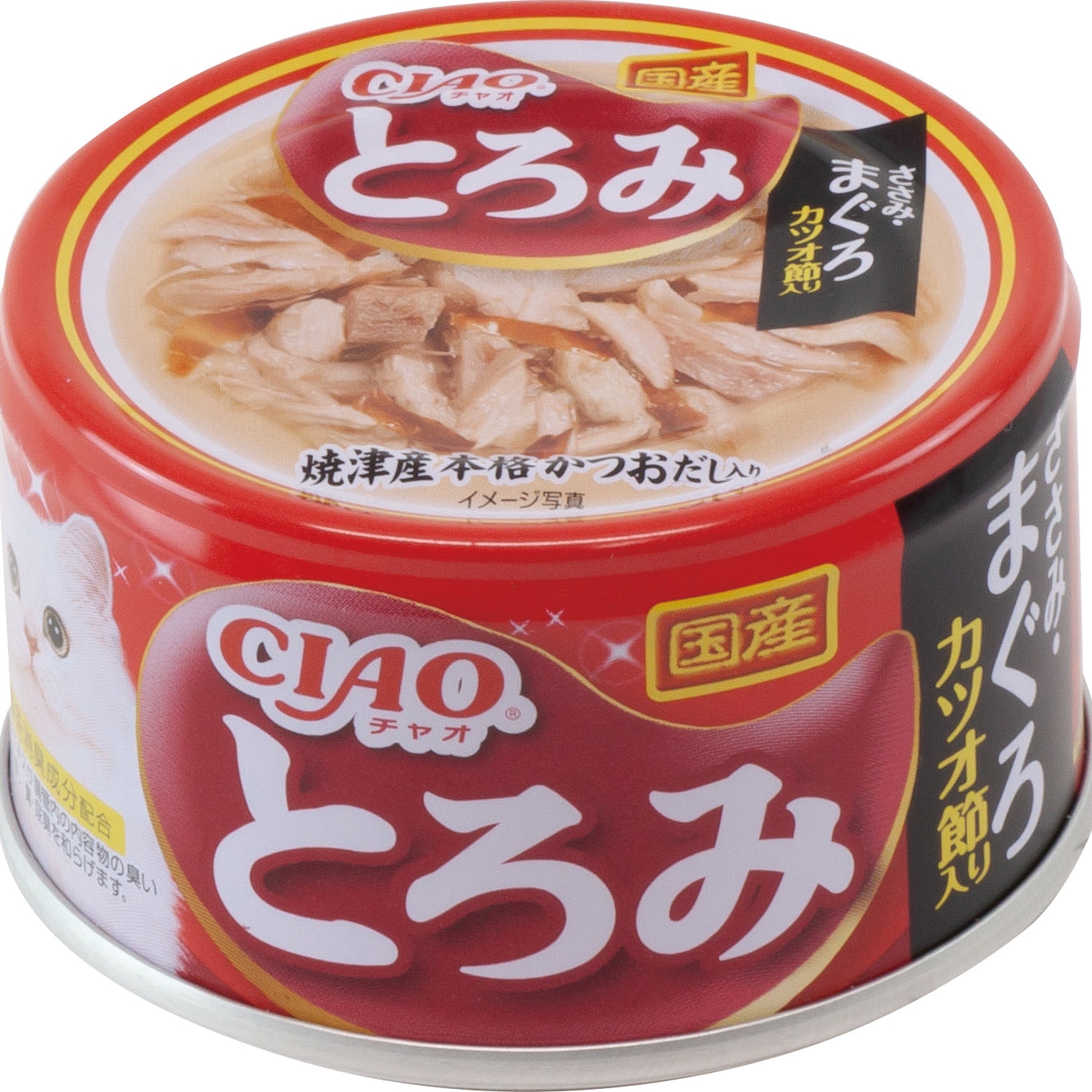 CIAO とろみ ささみ・まぐろ カツオ節入り 80g