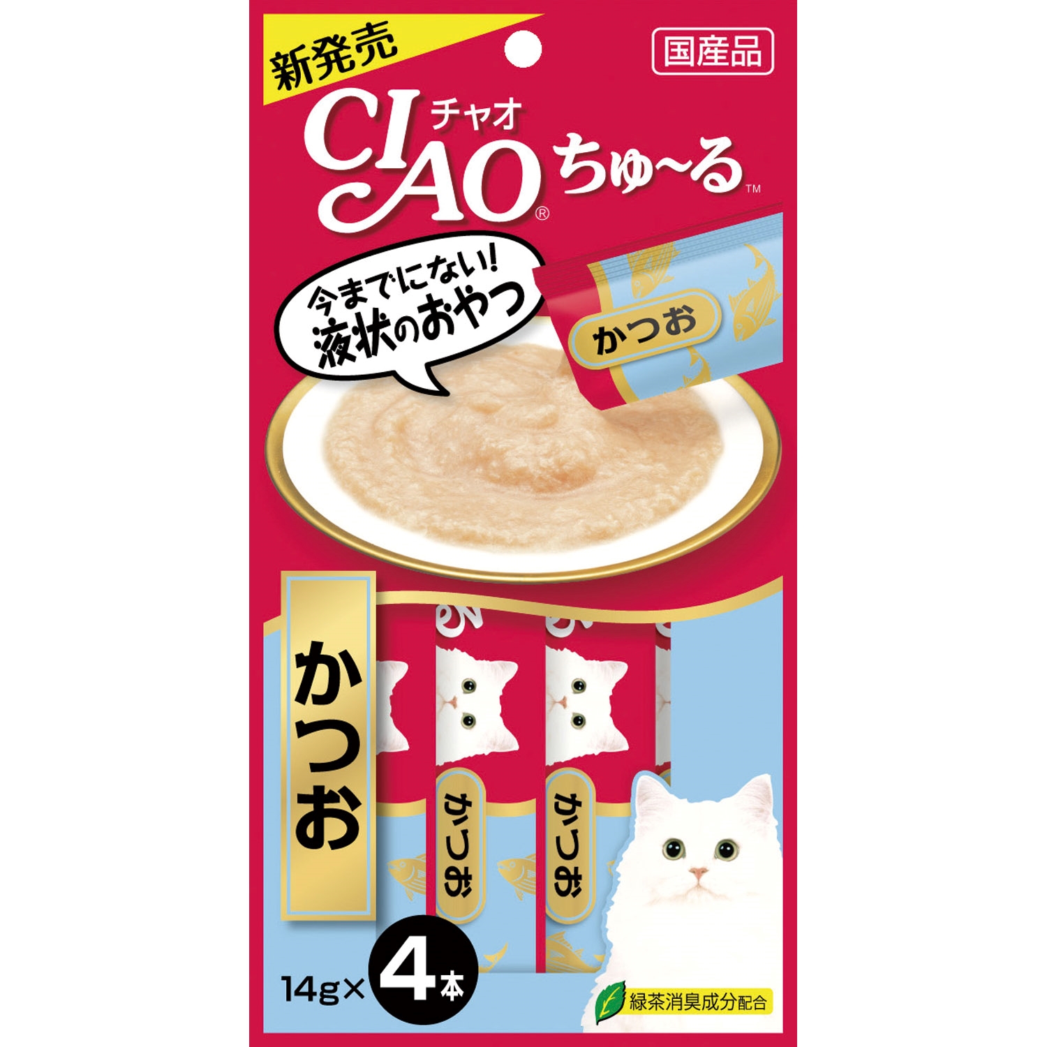 CIAO ちゅ～る かつお 14g×4本