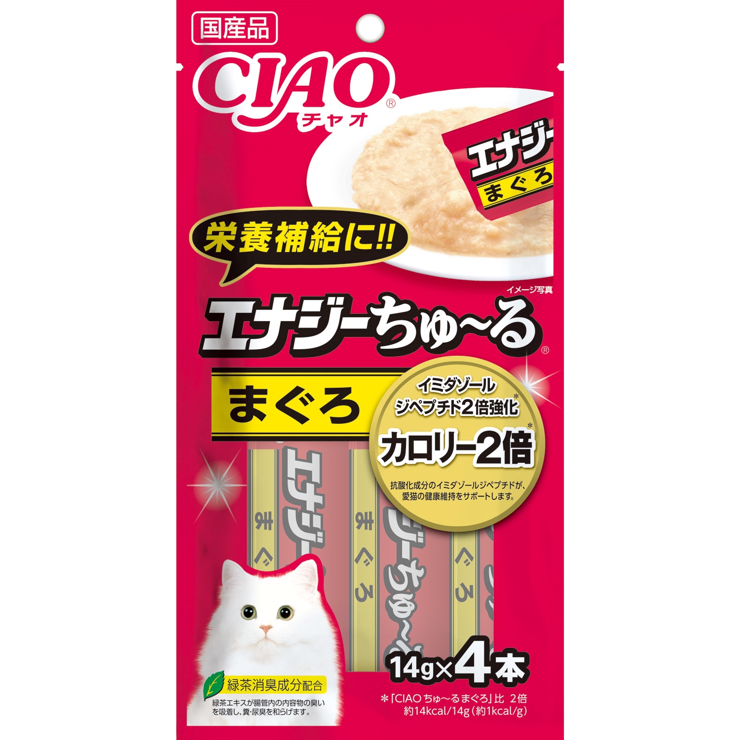 CIAO エナジーちゅ～る まぐろ 14g×4本
