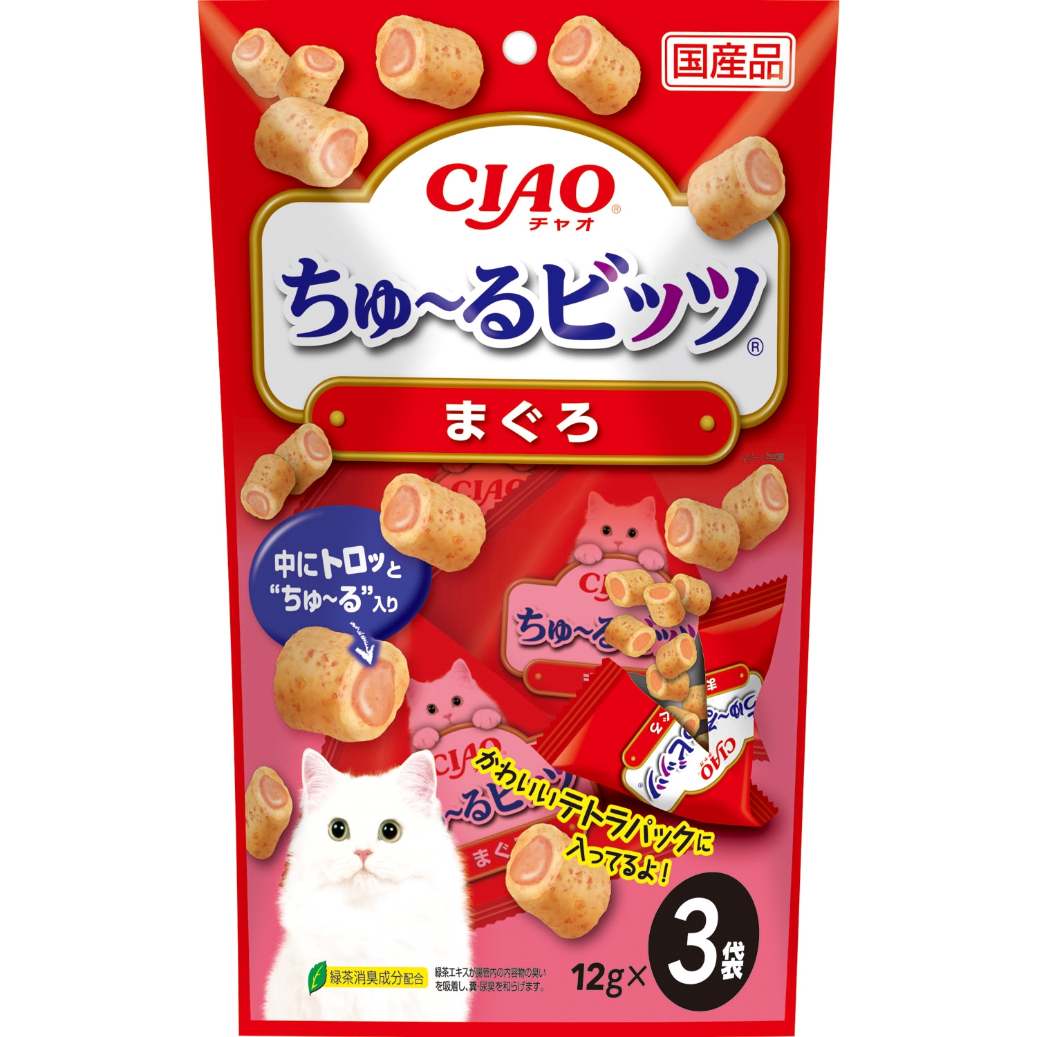 CIAO ちゅ～るビッツ まぐろ  12g×3袋