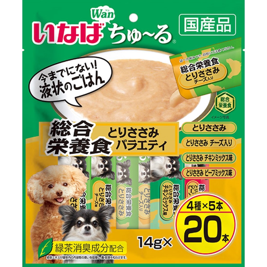 ちゅ～る 総合栄養食 とりささみバラエティ 14g×20本