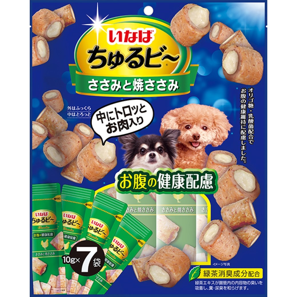 ちゅるビ～ ささみと焼ささみ お腹の健康配慮 10g×7袋