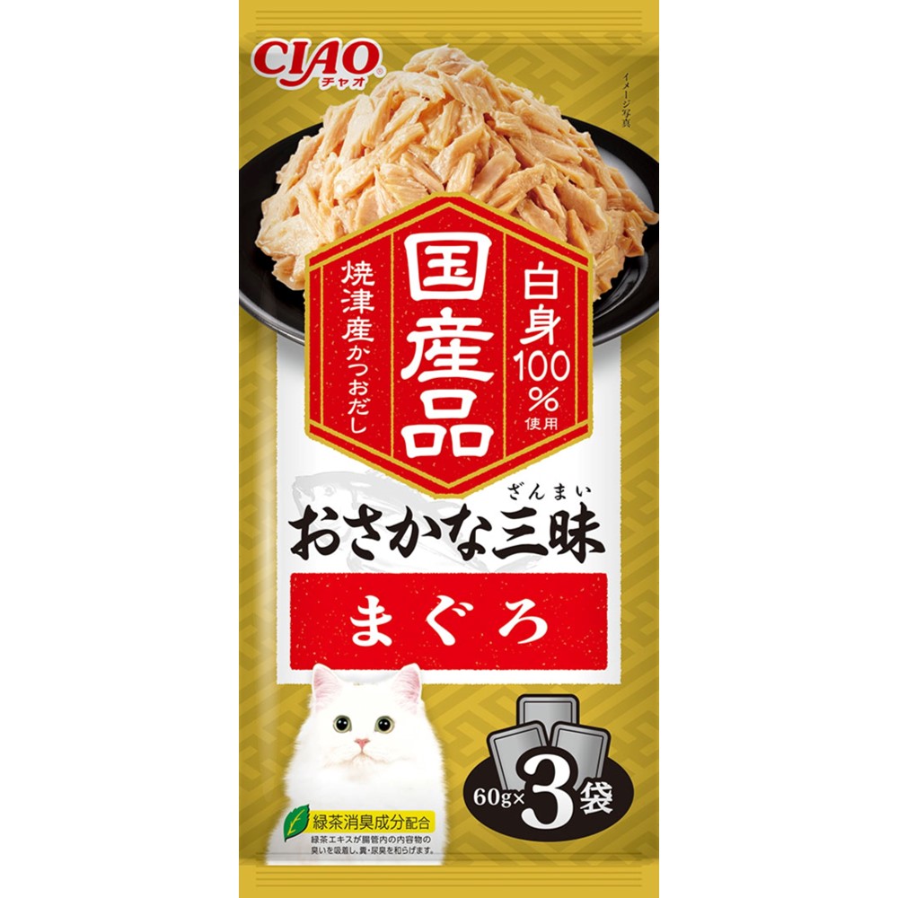 CIAO おさかな三昧 まぐろ 60g×3袋
