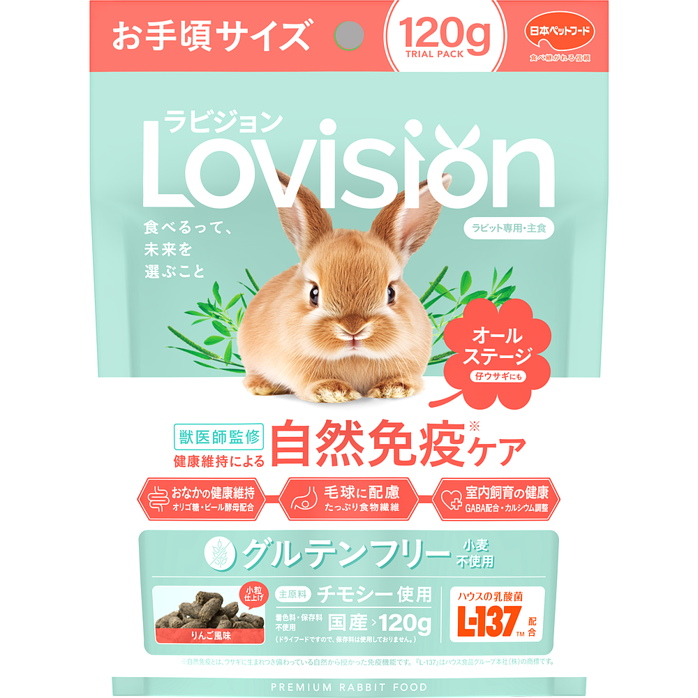 ラビジョン　ラビットフード　オールステージ 120g