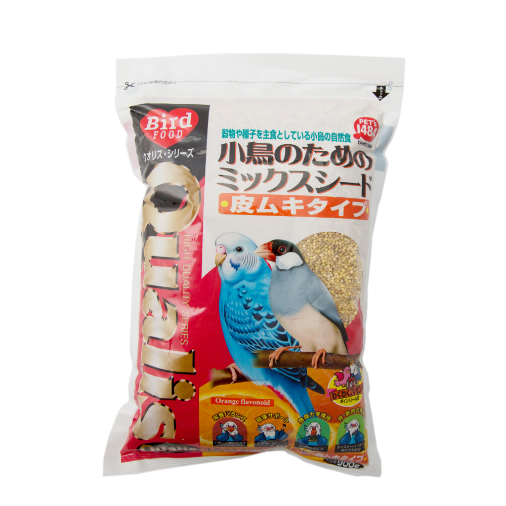 クオリス　小鳥のためのミックスシード皮ムキタイプ　９００ｇ