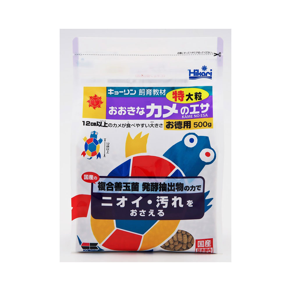 ひかり おおきなカメのエサ特大粒 500g