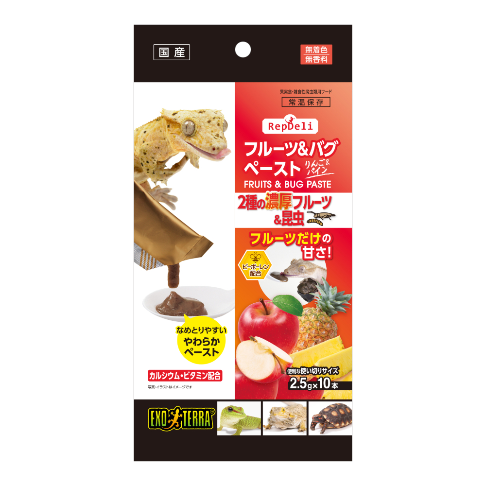 GEX RepDeli　フルーツ＆バグペースト　りんご＆パイン 2．5g10本