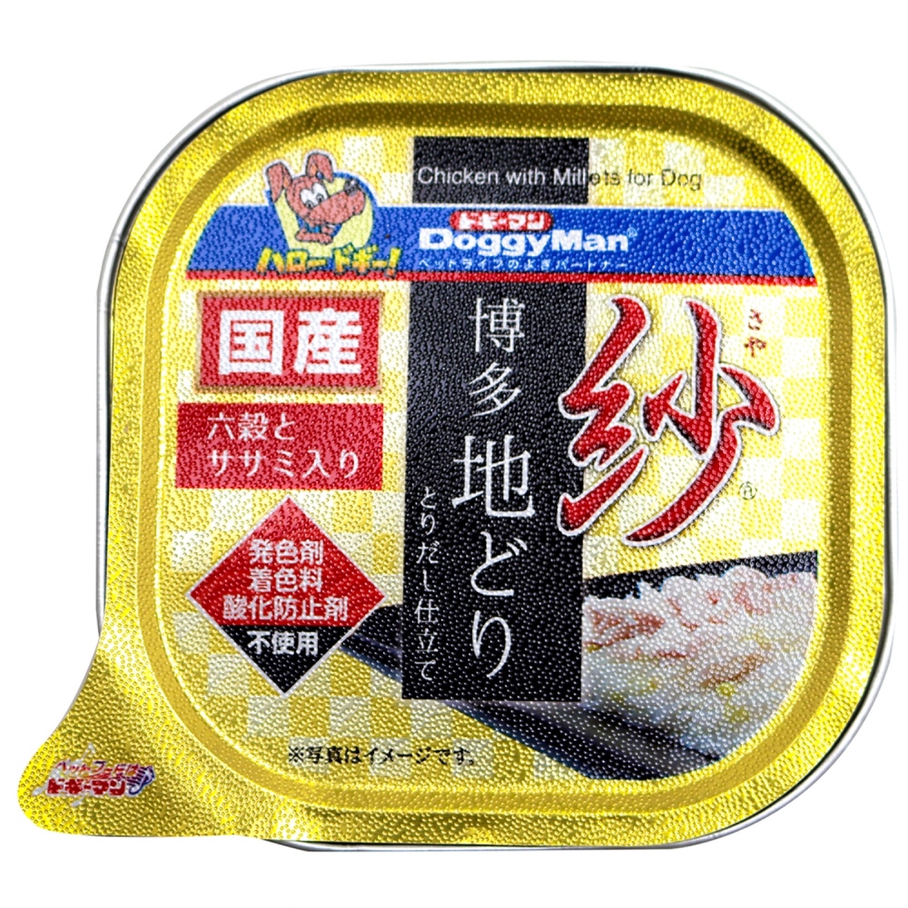 ドギーマン 紗　博多地どり　六穀とササミ入り 100g