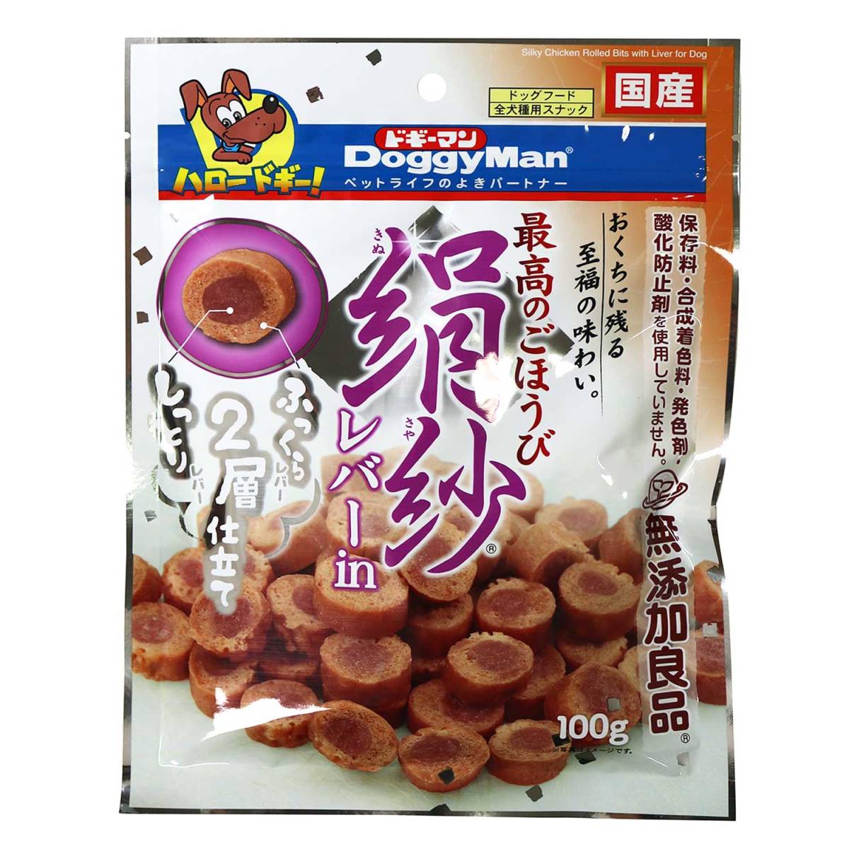 ドギーマン絹紗レバーin 100g